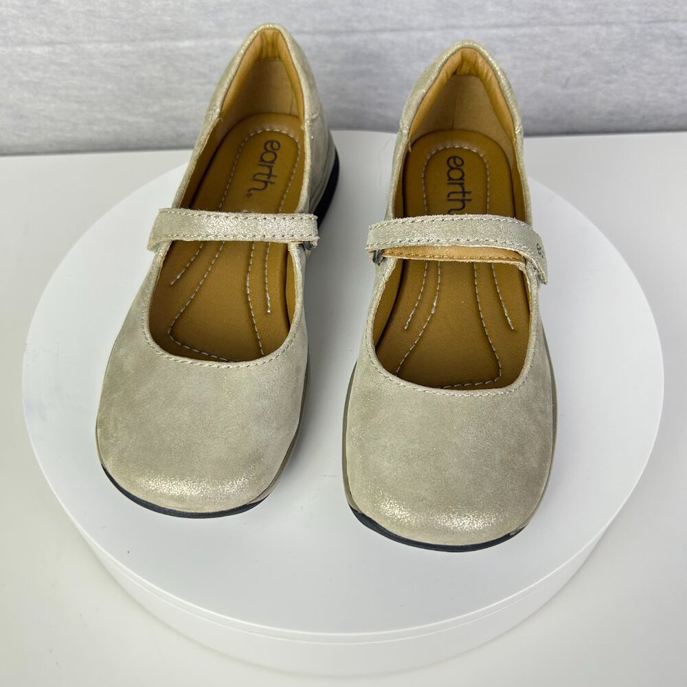 NWOT Earth Gold  Round Toe Tose Mary Jane‎ Comfort Casual Flats Women's Size 7M - Picture 8 of 12